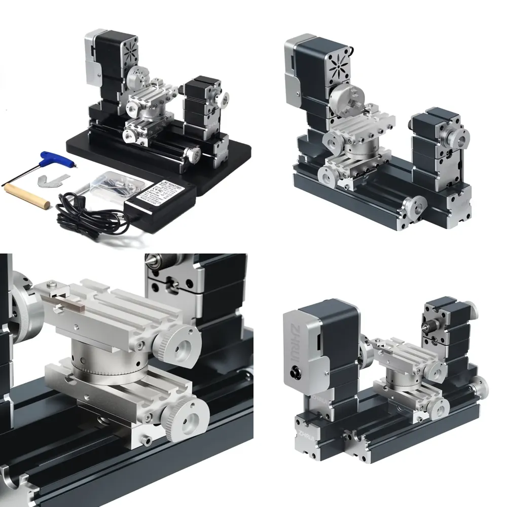 Cnc Wood Lathe Machine - Высокомощный мини-токарный станок 60 Вт с