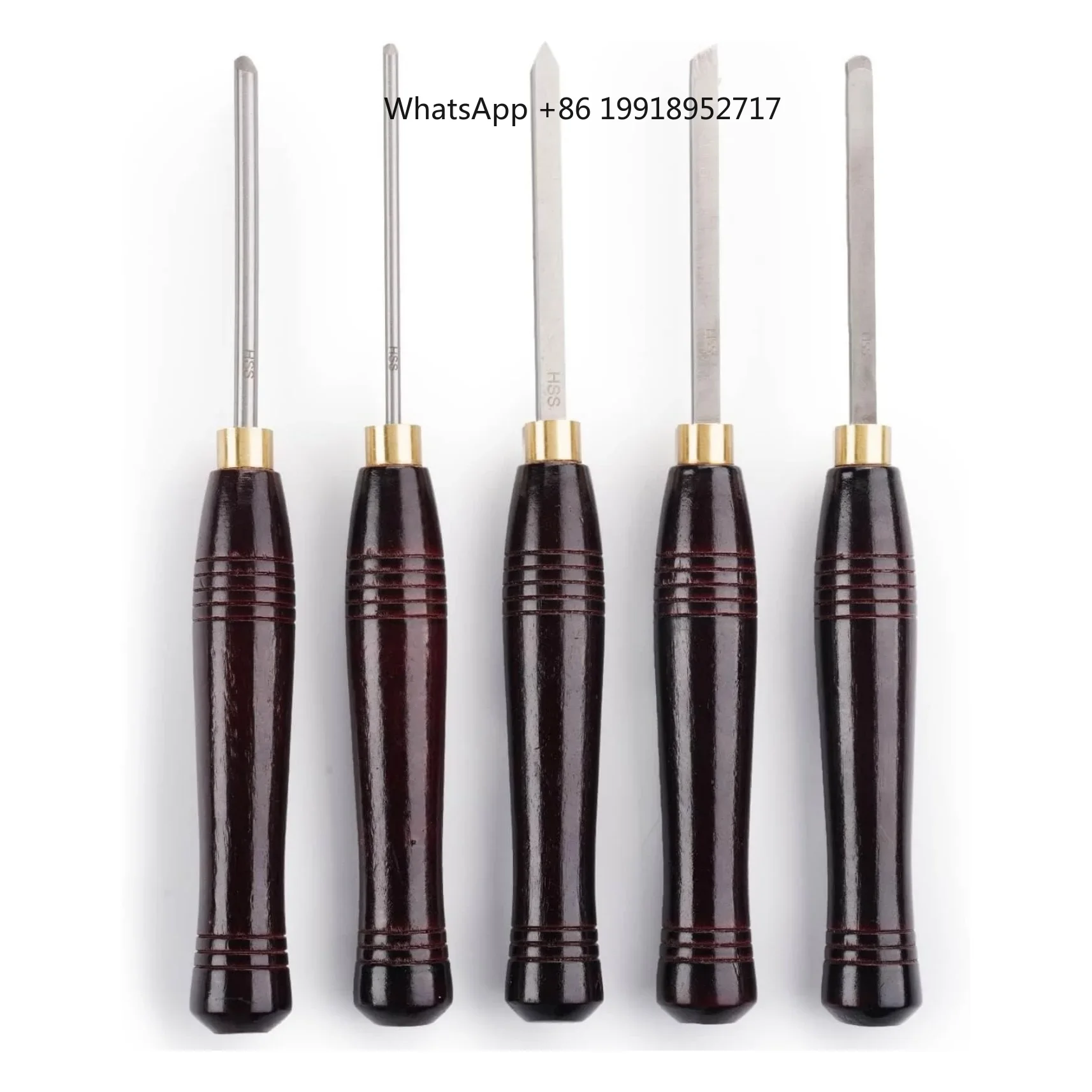 Woodturning Tools Set Hss - Набор из 5 токарных резцов HSS