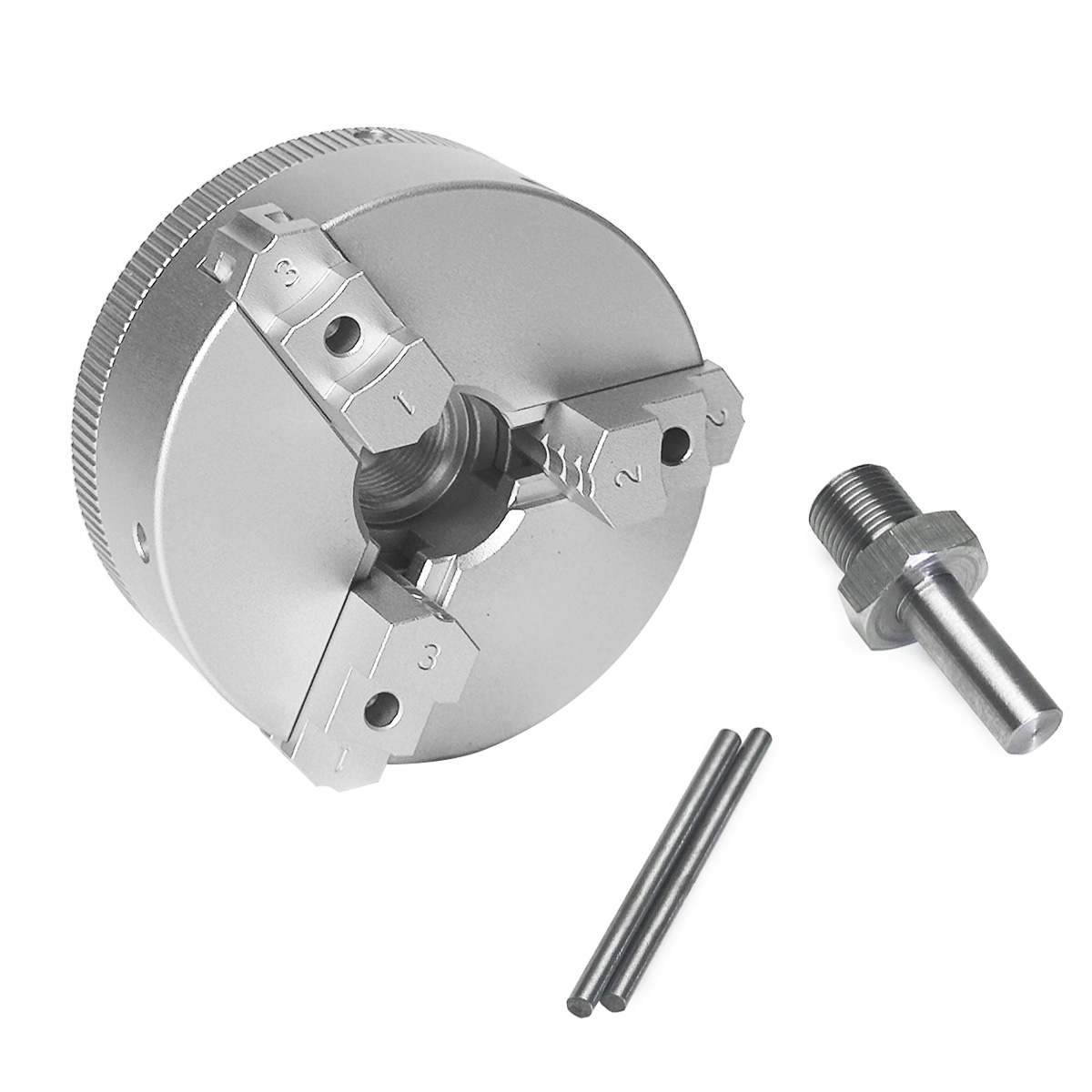 Wood Lathe Chuck 4 Jaw - 50-мм 3-кулачковый самоцентрирующийся токарный патрон с