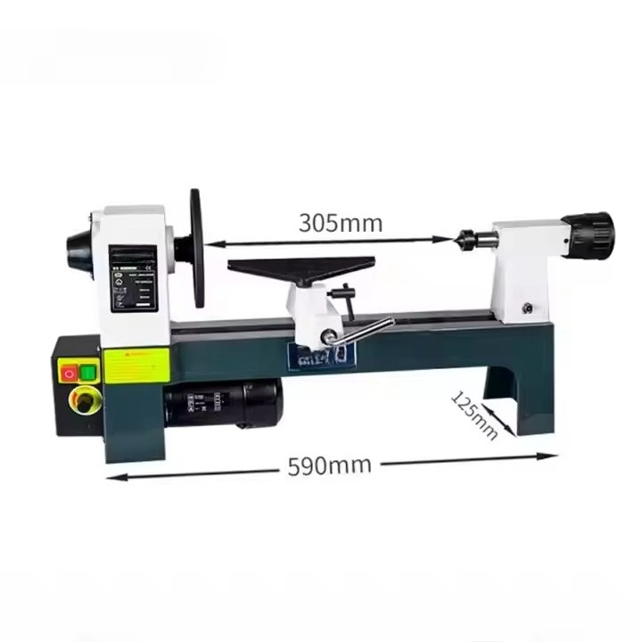 Woodworking Lathe Variable Speed 550W - Мини-токарный станок по дереву 550 Вт