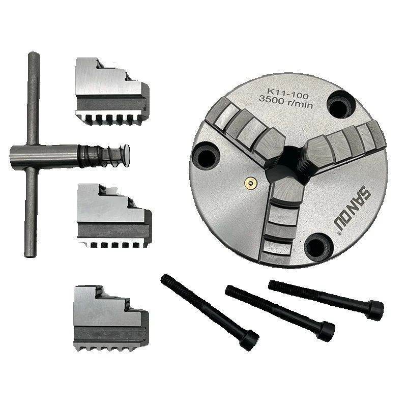 Lathe Chuck 3 Jaw 125Mm - Патрон токарный SANOU, 100 мм, с