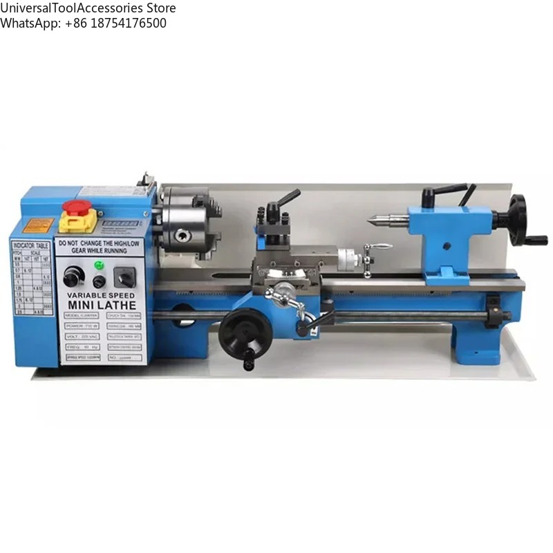 Woodworking Lathe Variable Speed 550W - Мини-токарный станок по металлу 7