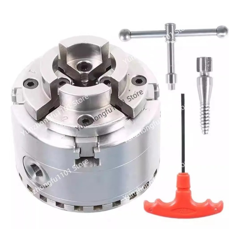 Wood Lathe Chuck 4 Jaw - 4-дюймовый (100 мм) 4-кулачковый самоцентрирующийся патрон