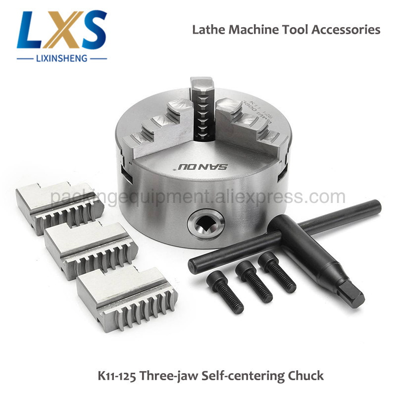 Lathe Chuck 3 Jaw 125Mm - K11-125 3-кулачковый ручной токарный патрон 125