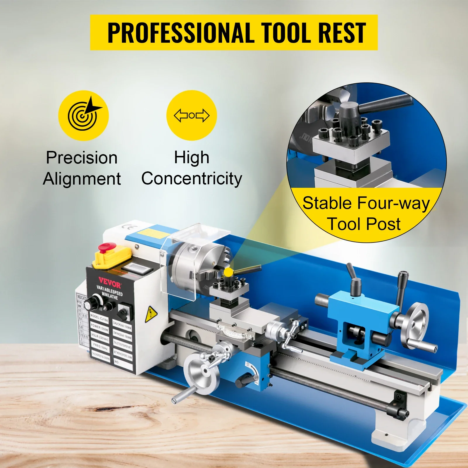 Мини-токарный станок SIHAO 7x1 – обзор и цена Mini Metal Lathe 7X14