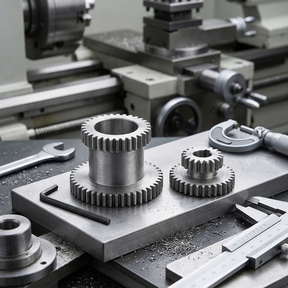 Двухкомпонентный металлический – обзор и цена Mini Metal Lathe 7X14