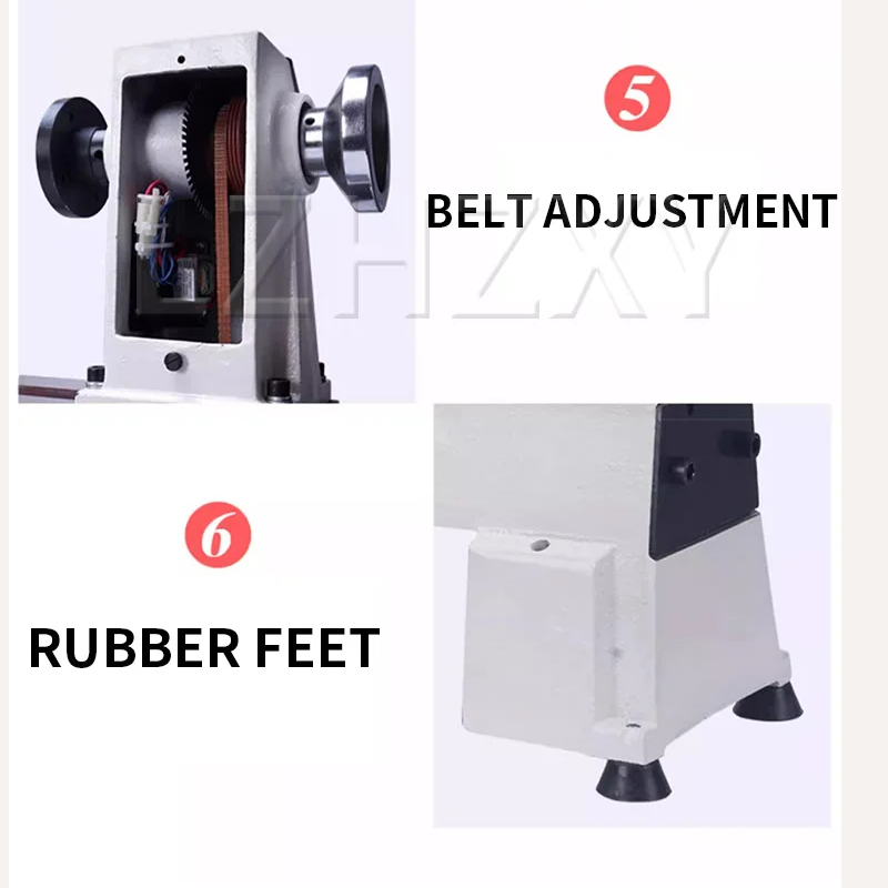 Токарный станок по дереву 550  – обзор и цена Woodworking Lathe Variable Speed 550W