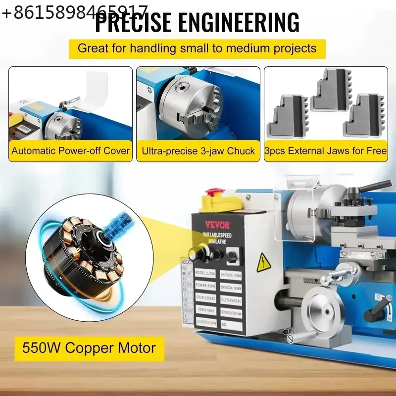 Мини-токарный станок SIHAO 7x1 – обзор и цена Mini Metal Lathe 7X14