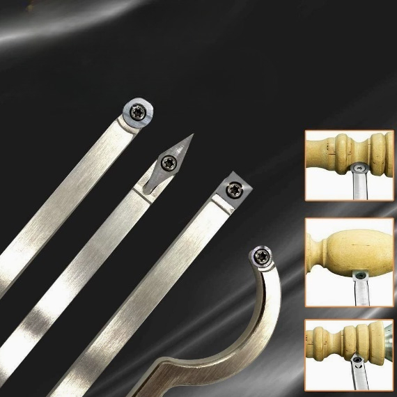 Набор из 8 токарных резцов для – обзор и цена Woodturning Tools Set Hss