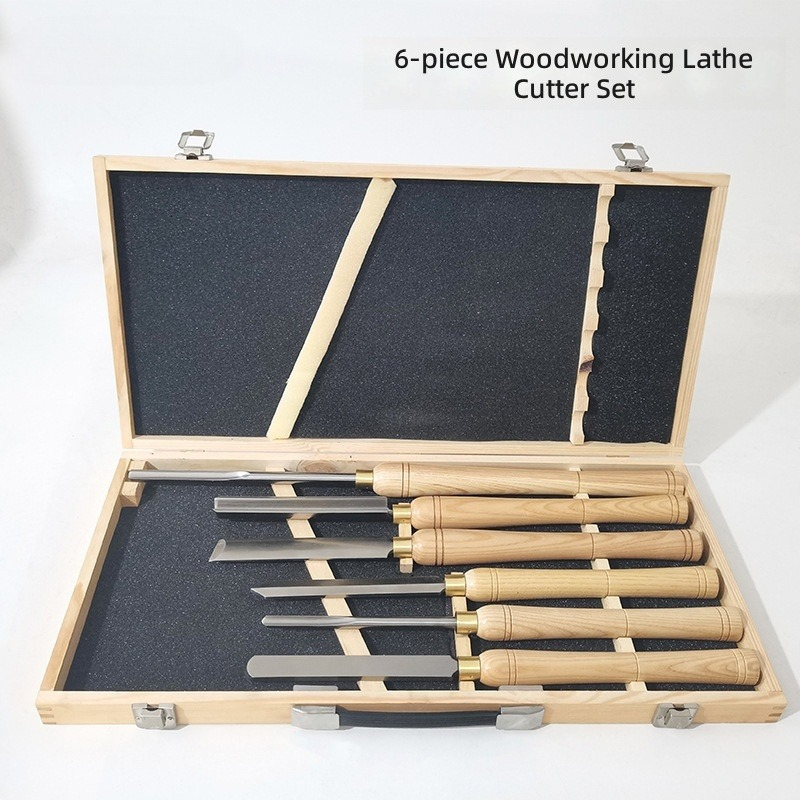 Новый набор из шести токарных  – обзор и цена Woodturning Tools Set Hss