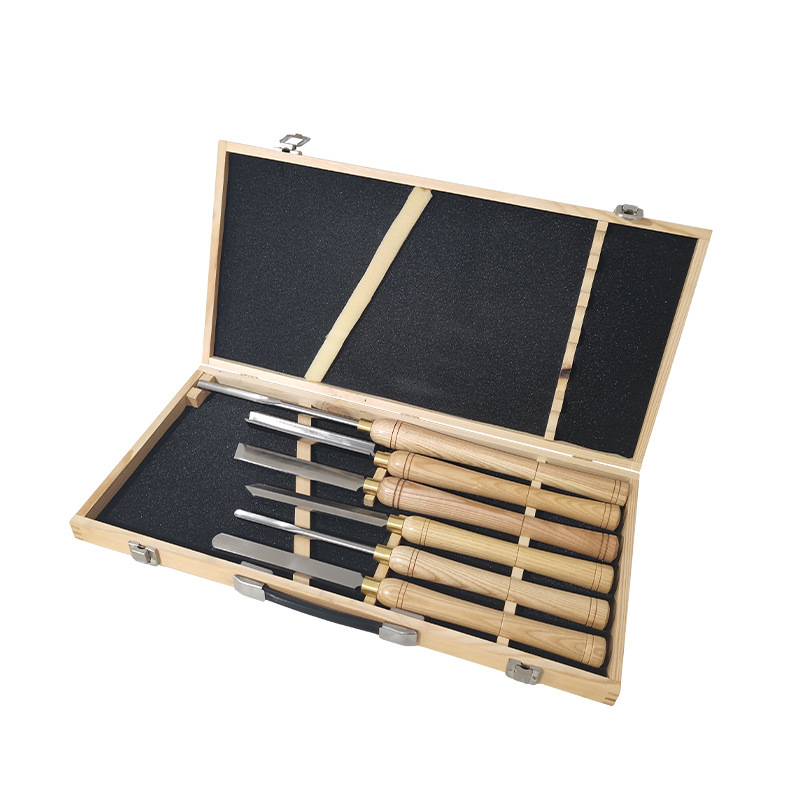 Новый набор из шести токарных  – обзор и цена Woodturning Tools Set Hss