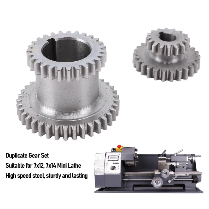 Комплект металлических шестере – обзор и цена Mini Metal Lathe 7X14