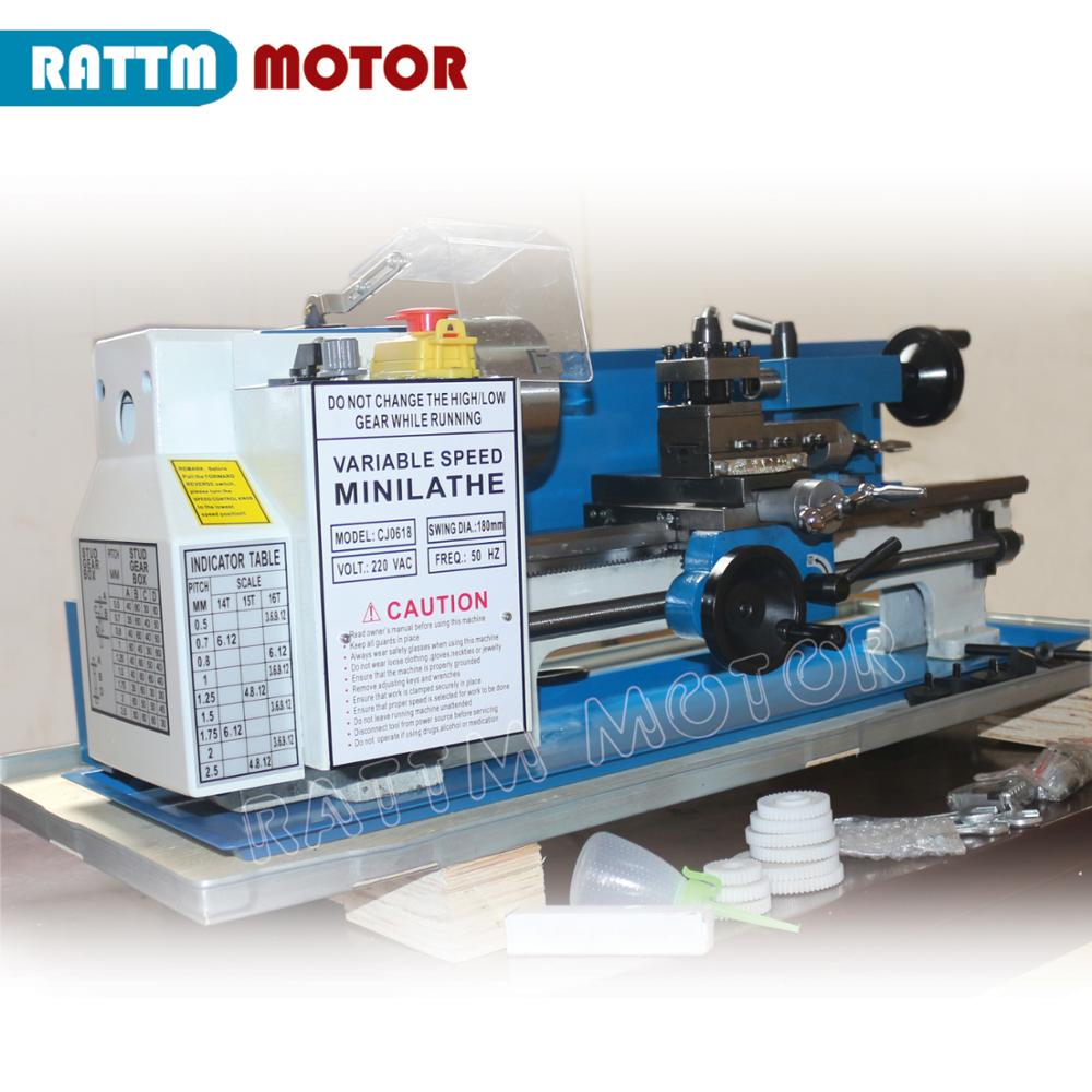 Мини-токарный станок CJ 0618 5 – обзор и цена Woodworking Lathe Variable Speed 550W