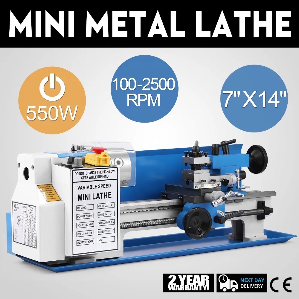 Мини-токарный станок CJ 0618 5 – обзор и цена Woodworking Lathe Variable Speed 550W