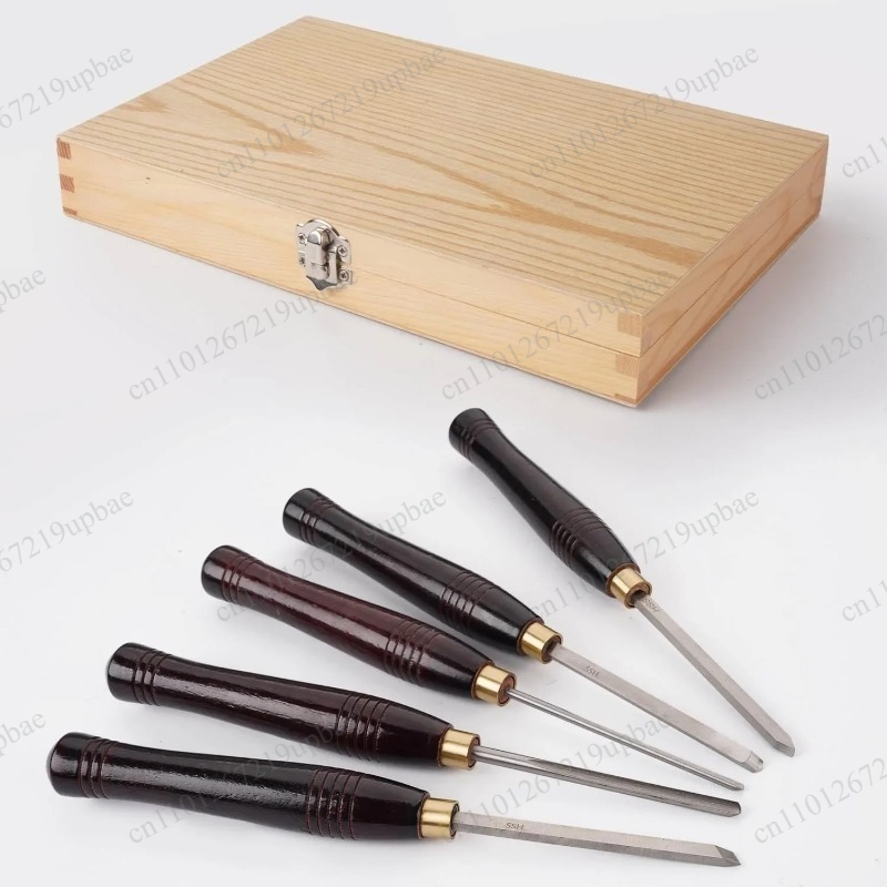 Набор из 5 токарных резцов из  – обзор и цена Woodturning Tools Set Hss