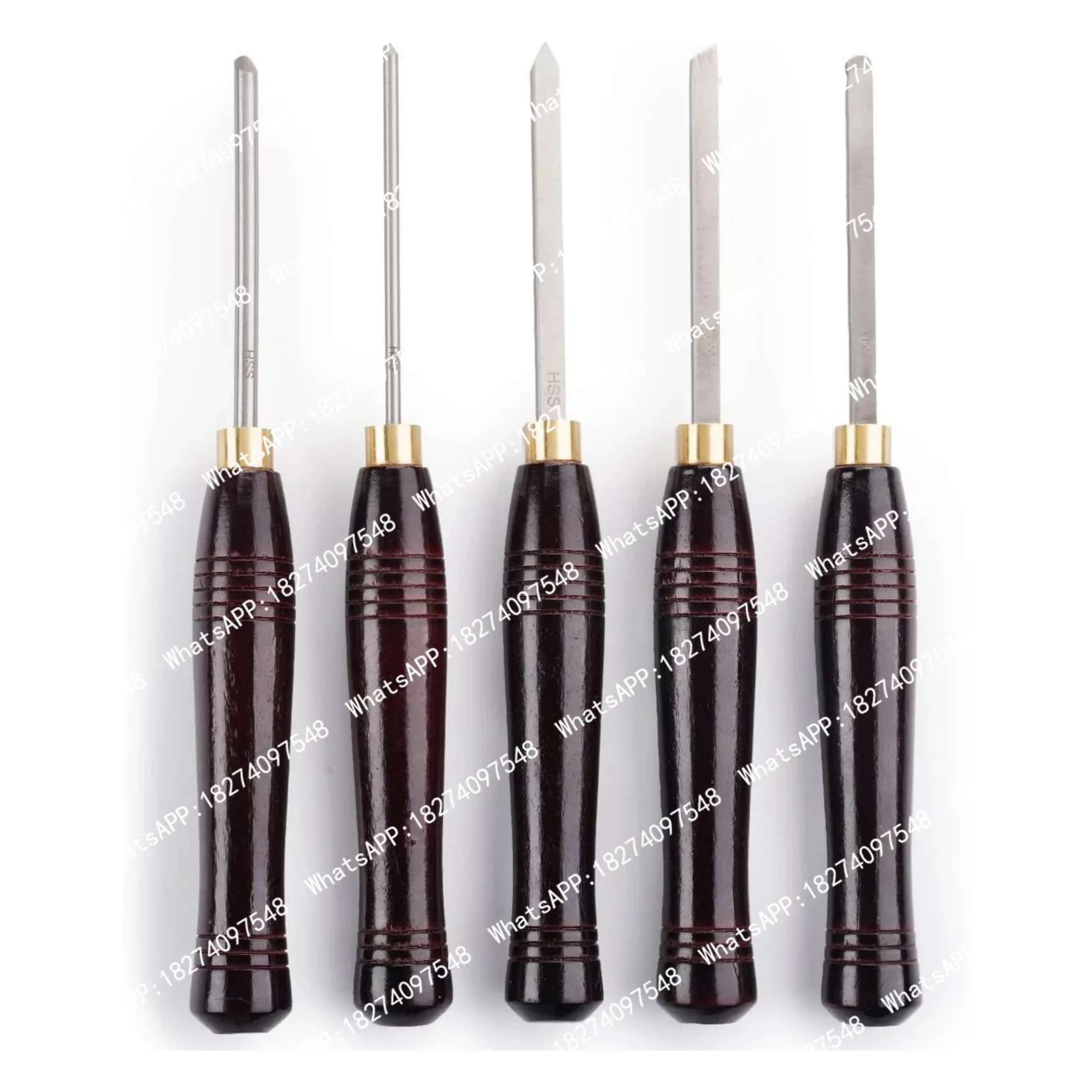 Набор из 5 инструментов для то – обзор и цена Woodturning Tools Set Hss