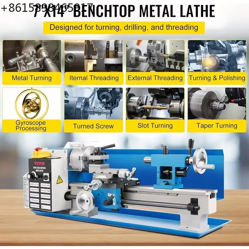 Модернизированный настольный т – обзор и цена Mini Metal Lathe 7X14
