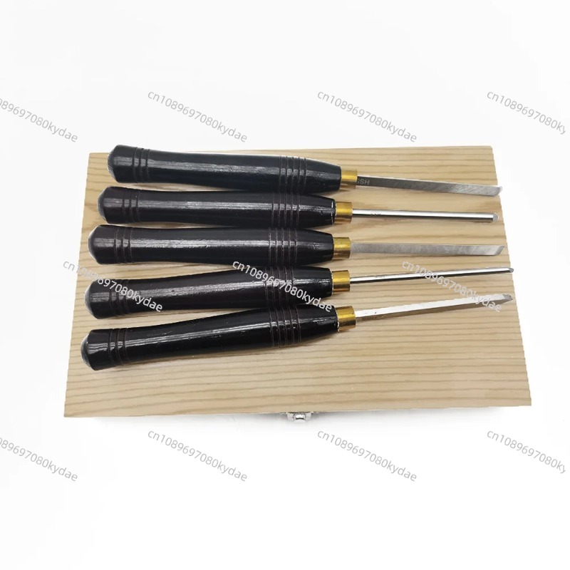 Набор из 5 токарных резцов HSS – обзор и цена Woodturning Tools Set Hss