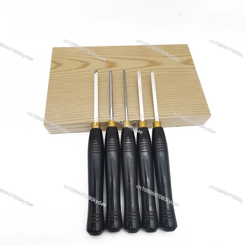 Набор из 5 токарных резцов HSS – обзор и цена Woodturning Tools Set Hss