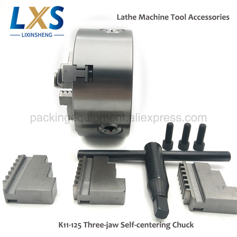 K11-125 3-кулачковый ручной то – обзор и цена Lathe Chuck 3 Jaw 125Mm