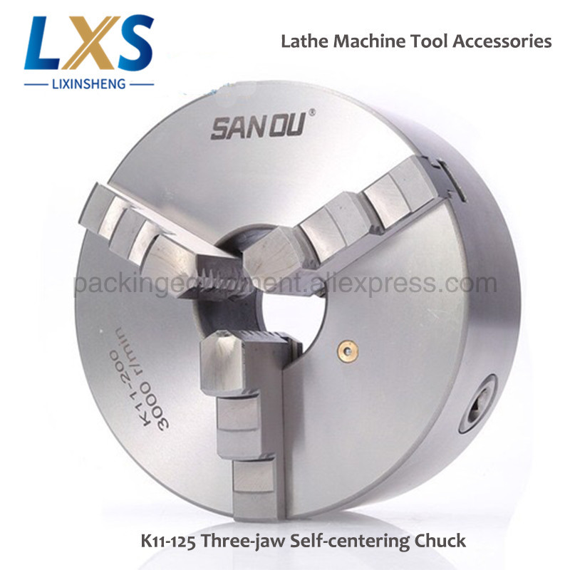 K11-125 3-кулачковый ручной то – обзор и цена Lathe Chuck 3 Jaw 125Mm